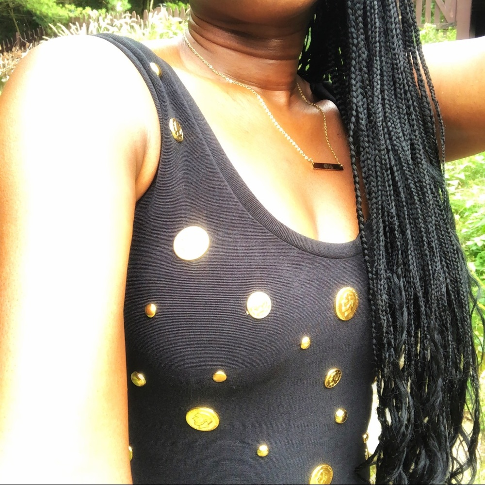 Vintage embellished Bodycon dress - Picture 5 of 6